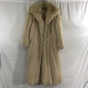 Full Length Blonde Fur Coat